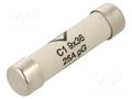 Fuse: fuse; 25A; 400VAC; gG; cylindrical,industrial; 9x36mm HAGER L936C1-25