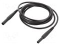 Test lead; 19A; banana socket 4mm,banana plug 4mm; insulated STÄUBLI XKF-414-20021