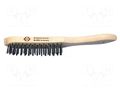 Brush; wire; wood; Number of rows: 4 C.K CK-T6238-4