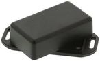 BOX, ABS, FLANGED, BLACK 1551HFLBK