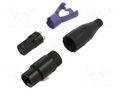 XLR connector METAL PLUG STR CORD      3 SKT AMPHENOL AC3FBJ