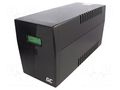 Power supply: UPS; 900W; 1.5kVA; 207÷253V; 380x158x198mm; 9Ah GREEN CELL GC-UPS04