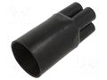 Cable breakout; 55/20mm; black; Diam.after shrinking: 20/6mm; AK RADPOL TKP4K055202006C1