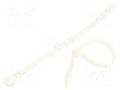 Cable tie; L: 120mm; W: 4.8mm; natural; polyamide; 220N; 100pcs. RADPOL TOOCW012004801