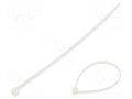 Cable tie; L: 430mm; W: 4.8mm; natural; polyamide; 220N; 100pcs. RADPOL TOOCW043004801