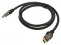 Cable; HDMI plug,both sides; textile; HDMI 2.1; 8K,UHD 4320p AKYGA AK-HD-15S