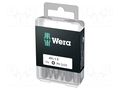 Screwdriver bit; Phillips; PH2; Overall len: 25mm; 10pcs. WERA WERA-05072401001