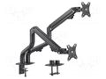 Holder; 8kg; 17÷32"; Arm len: 515mm; Standard: 75x75mm,100x100mm GEMBIRD MA-DA2-02