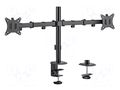Holder; 9kg; 17÷32"; Arm len: 441mm; Standard: 75x75mm,100x100mm GEMBIRD MA-D2-01
