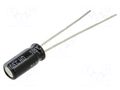 Capacitor: electrolytic; THT; 47uF; 25VDC; Ø5x11mm; Pitch: 2mm; ±20% PANASONIC EEUHD1E470