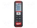 Distance meter; LCD; 0.05÷50m; IP54; Body dim: 119x40x32mm; Unit: m Milwaukee MW-LDM50