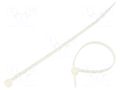 Cable tie; L: 120mm; W: 2.5mm; natural; polyamide; 80N; 100pcs. RADPOL TOOCW012002501