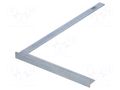 Try square; 600x330mm; with foot; Plating: zinc SCALA SC404160