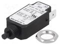 Circuit breaker; Urated: 240VAC; 48VDC; 2.1A; SPST; Poles: 1; screw SCHURTER T11-211-2.1A