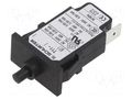 Circuit breaker; Urated: 240VAC; 48VDC; 0.6A; SPST; Poles: 1; MCB SCHURTER T11-611-0.6A