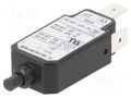 Circuit breaker; Urated: 240VAC; 48VDC; 1.8A; SPST; Poles: 1; MCB SCHURTER T11-811-1.8A