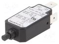 Circuit breaker; Urated: 240VAC; 48VDC; 3A; SPST; Poles: 1; DROP-IN SCHURTER T11-811-3A