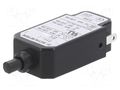 Circuit breaker; Urated: 240VAC; 48VDC; 0.9A; SPST; Poles: 1; MCB SCHURTER T11-814-0.9A