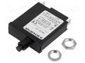 Circuit breaker; Urated: 240VAC; 28VDC; 6.5A; SPST; Poles: 1; screw SCHURTER TMT12-211-6.5