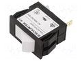 Circuit breaker; 4A; Poles: 1; SNAP-IN; TA45 2P; MCB SCHURTER TA45-AHTWF040C0