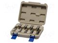 Socket: Torx®-bit-set; 1/2"; 9pcs. IRIMO SA.129-9T-4