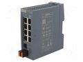 Switch Ethernet; managed; Number of ports: 8; 24VDC; RJ45; IP20 SIEMENS 6GK5208-0BA00-2AB2