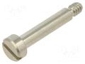 Screw; UNC6-32x6.4; Head: cheese head; slotted; stainless steel KEYSTONE KEYS2426