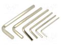 Wrench-set; hex key; steel; 6pcs. IRIMO SA.041011