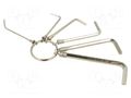 Wrench-set; hex key; steel; 6pcs. IRIMO SA.041111