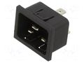 IEC 60320 connector 4793 Connector Inlet 16A C20 SCHURTER 4793.3000