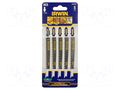 Hacksaw blade-set; wood,jigsaw; 115mm; 5pcs; Kind of holder: T IRWIN IRW-10504228