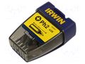 Screwdriver bit; Phillips; PH2; 1/4"; Overall len: 25mm; 10pcs. IRWIN IRW-10504331