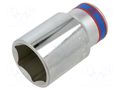 Socket; 6-angles,socket spanner; 42mm; 3/4"; long KING TONY KT-623542M