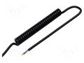 Wire: coiled; H07BQ-F; 3G2.5mm2; unshielded; PUR; black; 450V,750V HELUKABEL HELUKABEL-86482