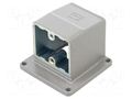 Enclosure for connectors: HDC; for panel mounting; angled 90° HARTING 09140020950