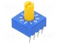 Encoding switch; DEC/BCD; Pos: 10; THT; Rcont max: 100mΩ; 5Ncm; ERD ECE ERD510RSZ