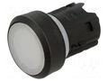Switch: push-button; 22mm; Stabl.pos: 1; white; flat; Pos: 2 SIEMENS 3SU1001-0AB60-0AA0