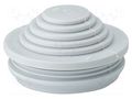 Grommet; elastomer thermoplastic TPE; grey; -25÷35°C; 13÷26.5mm HENSEL HENSEL-STM-32