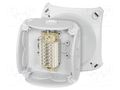 Enclosure: junction box; IP66; with terminals; grey; ENYCASE® HENSEL HENSEL-RK-0207-T