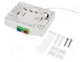 Device: FTTH termination chest; OS2; 40m; Optical fiber: 9/125um LOGILINK FB2SC40
