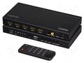 Switch; HDCP 1.3,HDMI 1.3; black; Input: HDMI socket x4 LOGILINK HD0052