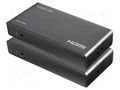 HDMI extender; DC socket,HDMI socket,RJ45 socket; HDCP 1.3 LOGILINK HD0057