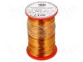 Coil wire; single coated enamelled; 1mm; 0.5kg; -65÷200°C INDEL DNE1.00-0.50