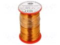 Coil wire; single coated enamelled; 1mm; 0.5kg; -65÷200°C INDEL DNE1.00-0.50