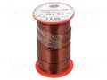 Coil wire; single coated enamelled; 1.2mm; 0.5kg; -65÷200°C INDEL DNE1.20-0.50