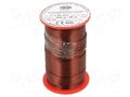 Coil wire; single coated enamelled; 1.2mm; 0.5kg; -65÷200°C INDEL DNE1.20-0.50