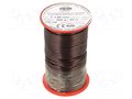 Coil wire; single coated enamelled; 1.8mm; 0.5kg; -65÷200°C INDEL DNE1.80-0.50