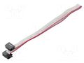 Ribbon cable with IDC connectors; Tape ph: 1mm; Contacts ph: 2mm CONNFLY DS1052-01-08NA2030