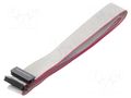 Ribbon cable with IDC connectors; Tape ph: 1mm; Contacts ph: 2mm CONNFLY DS1052-01-16MA2015