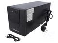 Power supply: UPS; 1.2kW; 2kVA; 220÷230V; 375x138x165mm; Ubatt: 12V QOLTEC QOLTEC-53777